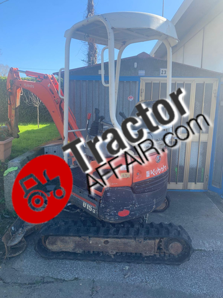 MINI ESCAVATORE KUBOTA 15-3 16 Q.LI CARRO VARIABILE ATTACCO X MARTELLLO E TRINCIA CE 